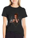 Mystic Woman Graphic T-Shirt - Black
