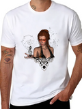 Mystic Woman Graphic T-Shirt - Black
