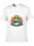 Read-It Ribbit Frog Graphic Tee - Book Lover Shirt