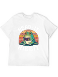 Read-It Ribbit Frog Graphic Tee - Book Lover Shirt