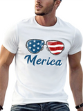 Merica Sunglasses Graphic T-Shirt