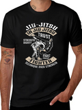 Jiu-Jitsu Fighter T-Shirt - Technique Over Strength