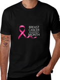 Breast Cancer Awareness Month Black T-Shirt