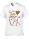 This Girl Loves Tole Painting T-Shirt
