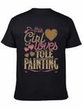 This Girl Loves Tole Painting T-Shirt