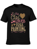 This Girl Loves Tole Painting T-Shirt