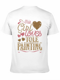 This Girl Loves Tole Painting T-Shirt