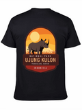 Ujung Kulon National Park Rhino Graphic Tee
