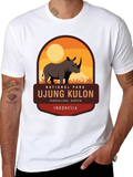 Ujung Kulon National Park Rhino Graphic Tee