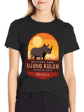 Ujung Kulon National Park Rhino Graphic Tee