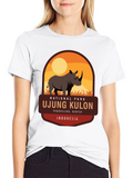 Ujung Kulon National Park Rhino Graphic Tee
