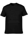 Hibernation Humor Graphic T-Shirt