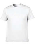 Personalized Piper Name Black Cotton T-Shirt