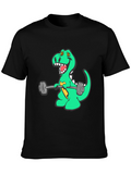 Dino Gains T-Shirt - Funny Workout Tee
