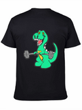 Dino Gains T-Shirt - Funny Workout Tee