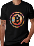 Bitcoin Splash Graphic Tee - Crypto Fashion