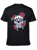 Skull and Roses Graphic Tee