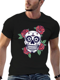 Skull and Roses Graphic Tee