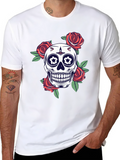 Skull and Roses Graphic Tee
