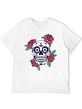 Skull and Roses Graphic Tee