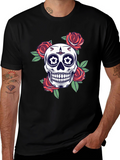 Skull and Roses Graphic Tee
