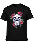 Skull and Roses Graphic Tee
