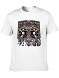 Hip Hop Music Graphic Print T-Shirt