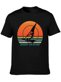 Born to Surf Retro Graphic Tee