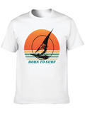 Born to Surf Retro Graphic Tee