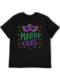 Mardi Gras T-Shirt: Mask Beads Party Ready!