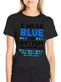 Autism Awareness T-Shirt - I Wear Blue