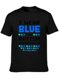 Autism Awareness T-Shirt - I Wear Blue