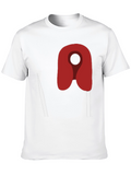 Abstract Safety Pin Graphic T-Shirt
