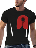 Abstract Safety Pin Graphic T-Shirt