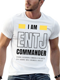 ENTJ Commander T-Shirt - Leadership Personality Tee