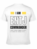 ENTJ Commander T-Shirt - Leadership Personality Tee