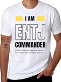 ENTJ Commander T-Shirt - Leadership Personality Tee
