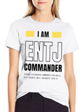 ENTJ Commander T-Shirt - Leadership Personality Tee