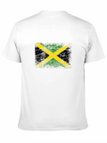 Jamaica Flag Distressed Graphic T-Shirt
