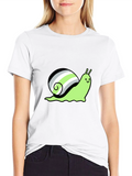 Agender Pride Snail T-Shirt - Black