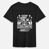 Keep calm and let the locksmith handle it