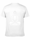 Buddha Graphic Print Black T-Shirt