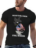 Proud Union Steel Worker T-Shirt