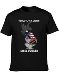 Proud Union Steel Worker T-Shirt