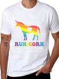 Runicorn Rainbow Graphic Tee