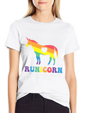 Runicorn Rainbow Graphic Tee