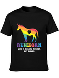 Runicorn Rainbow Graphic Tee