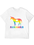 Runicorn Rainbow Graphic Tee