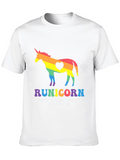 Runicorn Rainbow Graphic Tee