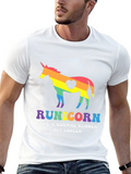 Runicorn Rainbow Graphic Tee